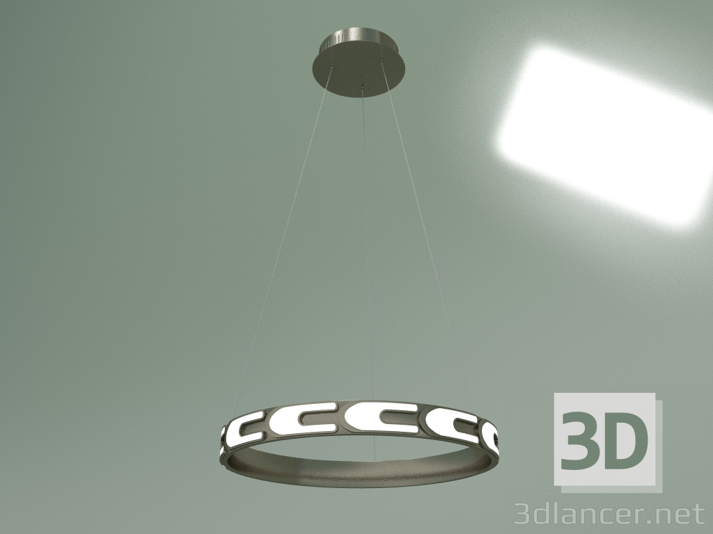 modello 3D Lampada a sospensione 90164-1 (nichel satinato) - anteprima