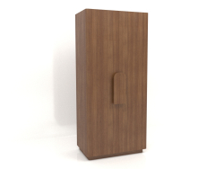 Wardrobe MW 04 wood (option 2, 1000x650x2200, wood brown light)