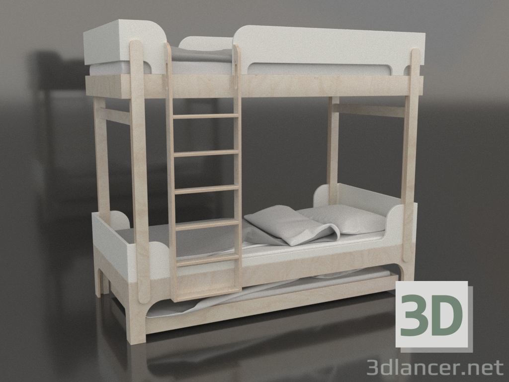 3d model Bunk bed TUNE U (UNTUA2) - preview
