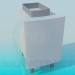 3D Modell Schrank unter Waschbecken - Vorschau