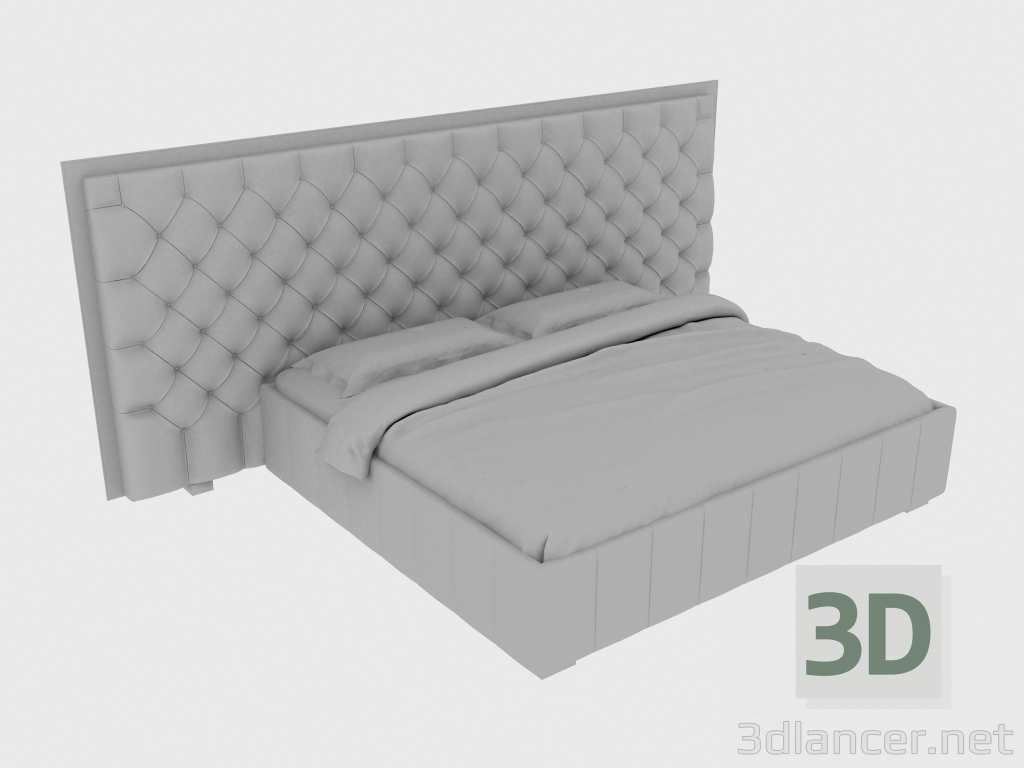 3 डी मॉडल डबल बेड NAPOLEON BED 180 (360x242xh147) - पूर्वावलोकन