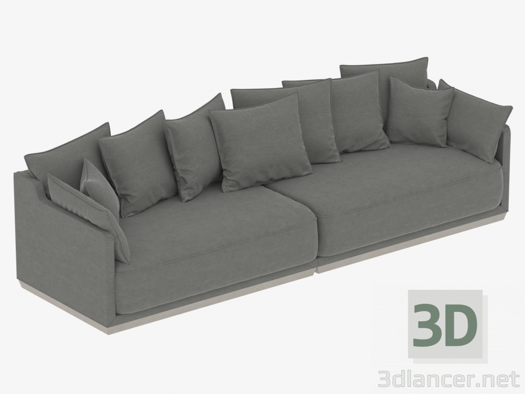 3D modeli Modüler kanepe SOHO 3080mm (ürün 823-824) - önizleme