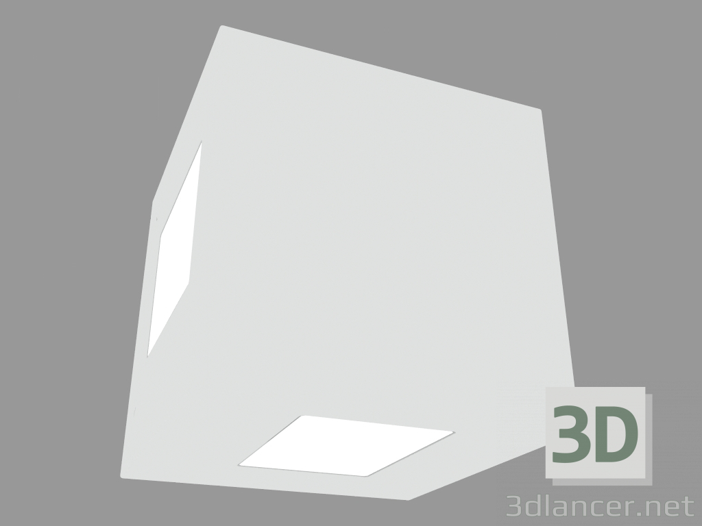 modello 3D Lampada da parete MINILIFT SQUARE (S5087) - anteprima