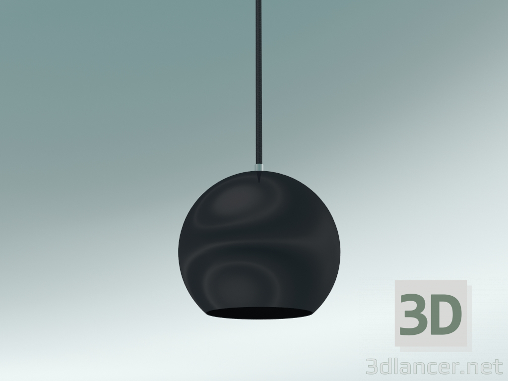 3D modeli Sarkıt Topan (VP6, Ø21cm, H 19cm, Siyah Mavi) - önizleme