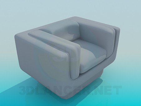 3d model Square Chair - preview 3d model Square Chair - preview