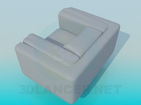 3d model Square Chair - preview 3d model Square Chair - preview