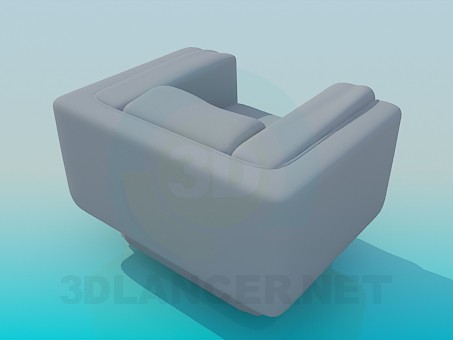3d model Square Chair - preview 3d model Square Chair - preview