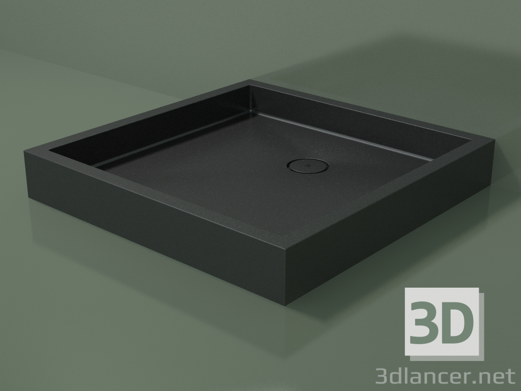 Modelo 3d Base de duche Alto (30UA0148, Deep Nocturne C38, 100x100 cm) - preview