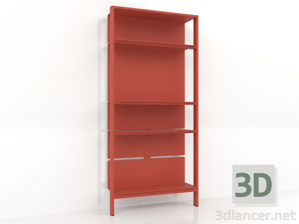 modèle 3D Système d'étagères (composition 04) - preview