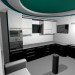 modello 3D Cucina e opzioni - anteprima