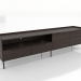 3d model Mueble TV GRANDE ABIERTO 2200 mm (nogal fresno) - vista previa