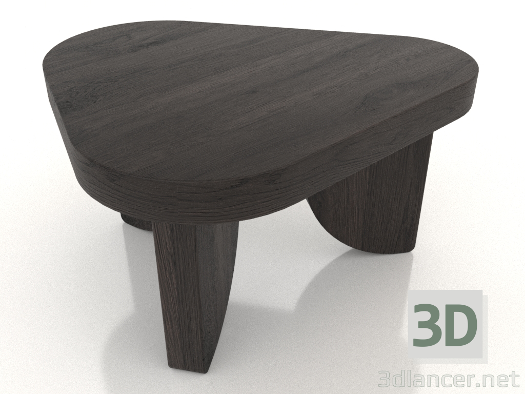3d модель Столик журнальний COBBLE (XS, дуб венге) – превью