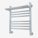 3d model Heated towel rail Bohemia with a shelf (500x400) - preview
