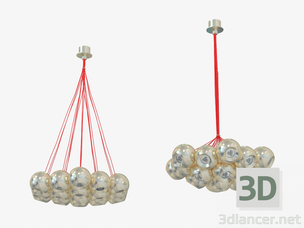 modello 3D Lampadario Cottbus (492011919) - anteprima