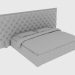 3 डी मॉडल डबल बेड नेपोलियन बीएड 200 (360x242xh147) - पूर्वावलोकन