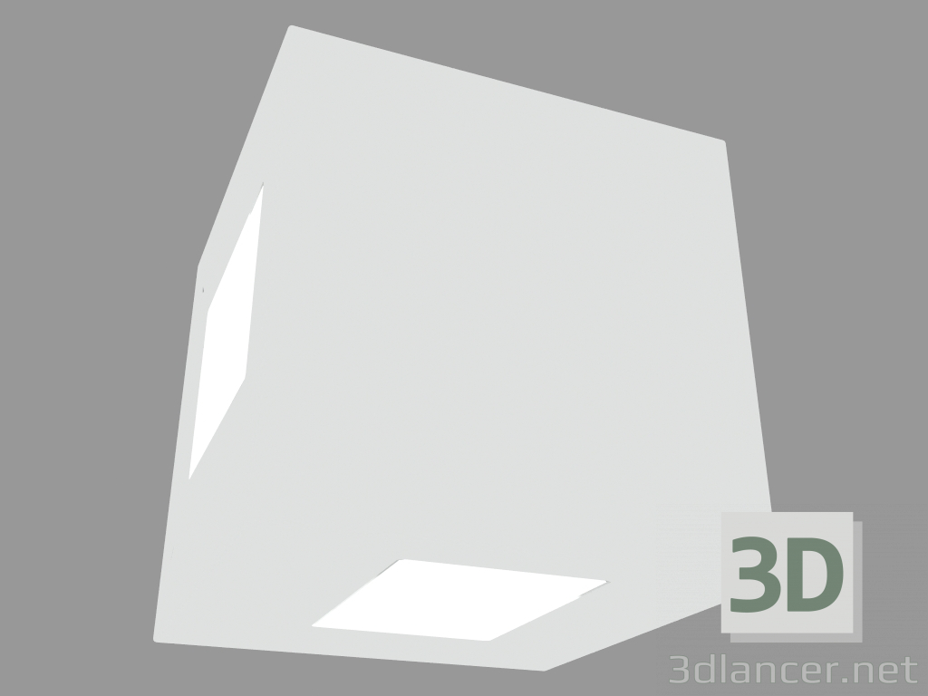 3D Modell Wandleuchte MINILIFT SQUARE (S5097) - Vorschau