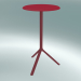modèle 3D Table MIURA (9553-71 (Ø 60cm), H 108cm, rouge trafic, rouge trafic) - preview