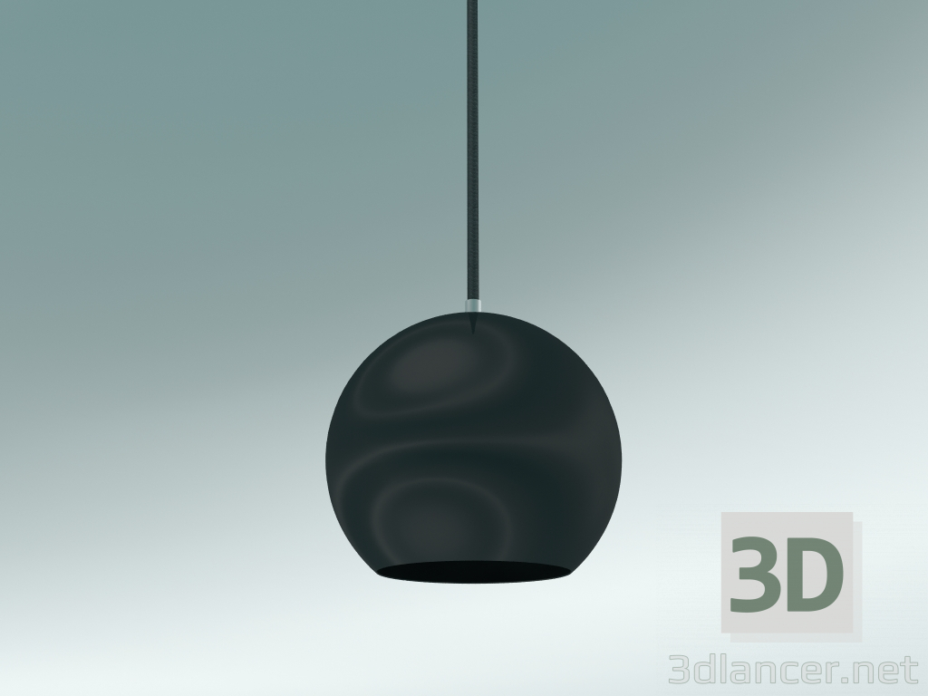 3d model Pendant lamp Topan (VP6, Ø21cm, H 19cm, Dark Green) - preview