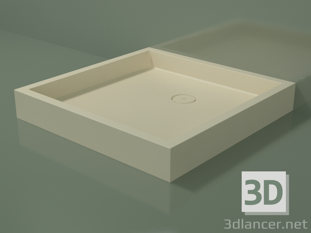 modèle 3D Receveur de douche Alto (30UA0148, Bone C39, 100x100 cm) - preview