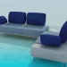 3D Modell Ecksofa - Vorschau