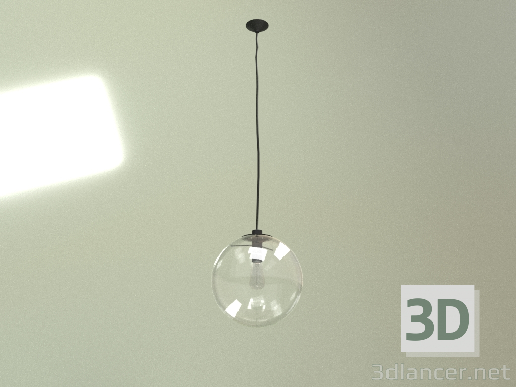 modello 3D Lampada a sospensione Selene diametro 40 (nero) - anteprima