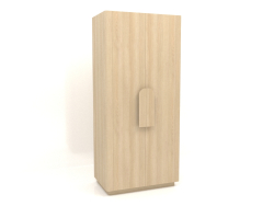 Wardrobe MW 04 wood (option 2, 1000x650x2200, wood white)