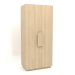 3d model Wardrobe MW 04 wood (option 2, 1000x650x2200, wood white) - preview
