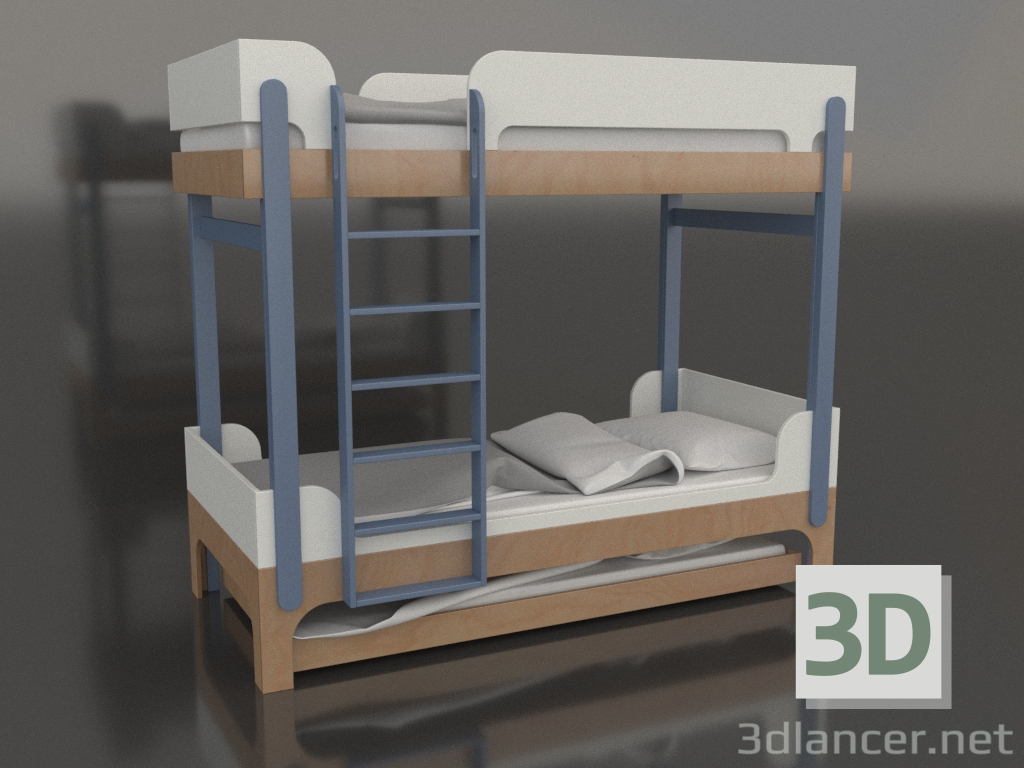 3 डी मॉडल चारपाई बिस्तर ट्यून यू (UBTUA2) - पूर्वावलोकन