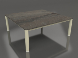 Coffee table 94×94 (Gold, DEKTON Radium)