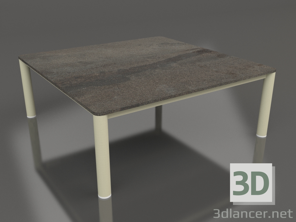 modèle 3D Table basse 94×94 (Or, DEKTON Radium) - preview