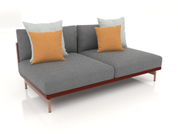 Sofa module, section 4 (Wine red)