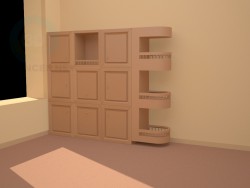 Cabinet in a office
