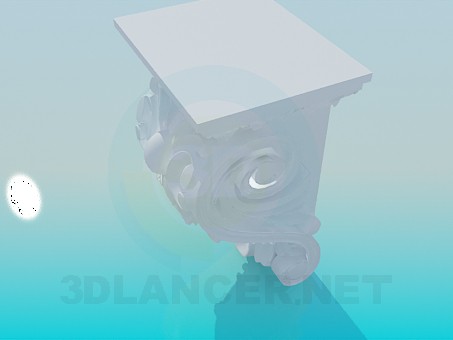 modelo 3D Elemento de la cornisa - escuchar modelo 3D Elemento de la cornisa - escuchar