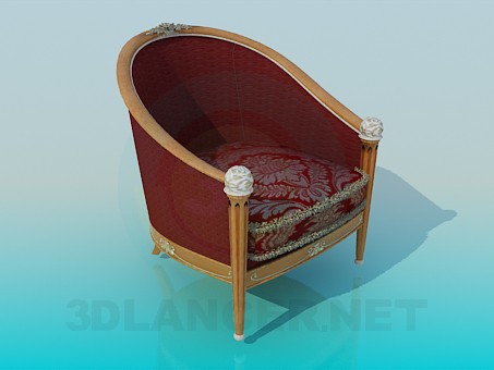 modelo 3D Silla - escuchar modelo 3D Silla - escuchar