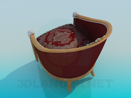 modelo 3D Silla - escuchar modelo 3D Silla - escuchar