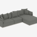 3d model Modular sofa SOHO 3420mm (art. 801-805-812) - preview