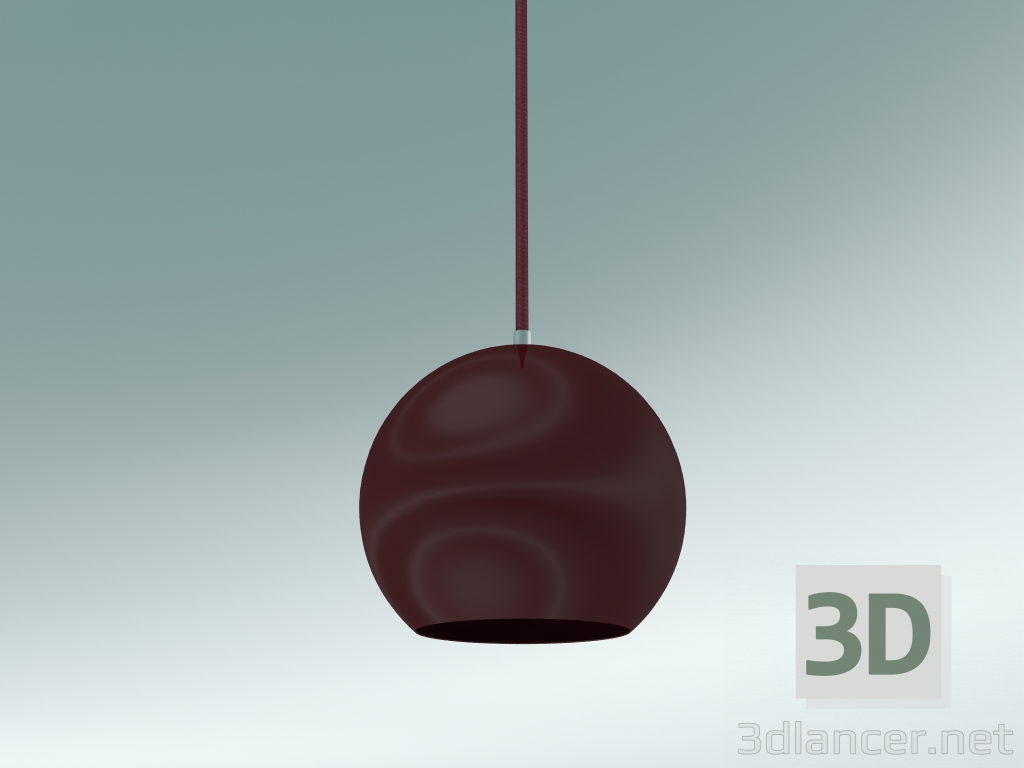 3d model Pendant lamp Topan (VP6, Ø21cm, H 19cm, Deep Red) - preview