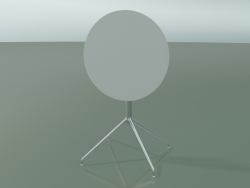 Стол круглый 5743 (H 72,5 - Ø59 cm, cложенный, White, LU1)