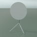 3d model Round table 5743 (H 72.5 - Ø59 cm, folded, White, LU1) - preview