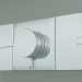 3d model Shower faucet, 3 outlets (45713000) - preview