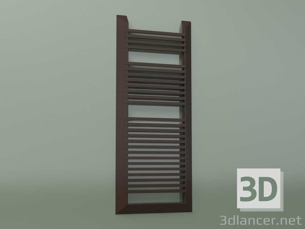 modello 3D Porta asciugamani EVO (1441x588, Marrone - RAL 8017) - anteprima