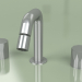 3d model Three-hole mixer for bidet with adjustable spout 133 mm high (15 36 V, AS) - preview
