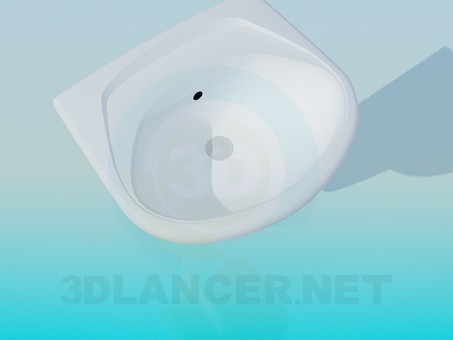 modelo 3D Lavabo de colgar - escuchar modelo 3D Lavabo de colgar - escuchar