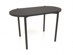 डाइनिंग टेबल DT 08 (सीधा अंत) (1200x624x754, लकड़ी का भूरा गहरा)