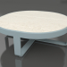 3d model Round coffee table Ø90 (DEKTON Danae, Blue gray) - preview