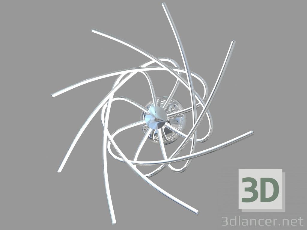 3D Modell Deckenleuchte MERCURY (MOD204-08-N) - Vorschau