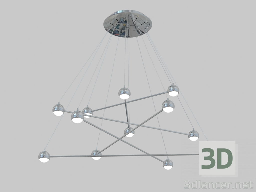 modello 3D Lampadario Goslar (498010512) - anteprima