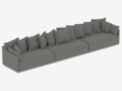 Модульный диван SOHO 4620мм (арт. 823-821-824)
