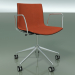 3d model Chair 0384 (5 castors, with armrests, LU1, with front trim, PO00109) - preview