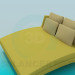 3 डी मॉडल सोफा-बिस्तर - पूर्वावलोकन